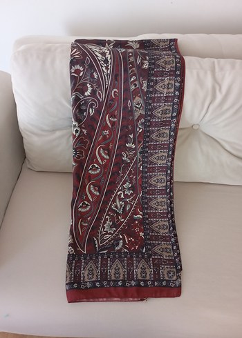 Bordo Bohem Etnik desen şal