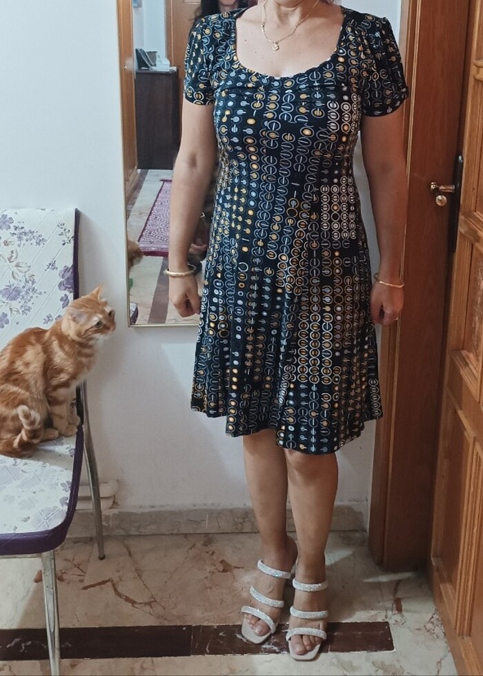 Mango L beden elbise - Görsel 3