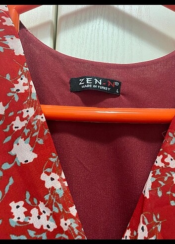 Zen Marka çiçekli şifon elbise - Görsel 4