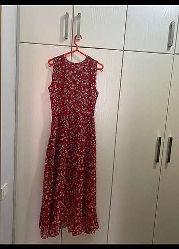 Zen Marka çiçekli şifon elbise - Görsel 2