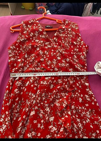 Zen Marka çiçekli şifon elbise - Görsel 5