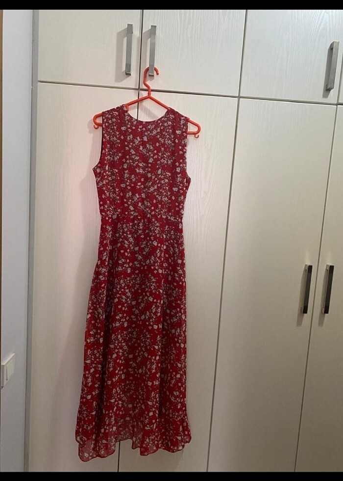 Zen Marka çiçekli şifon elbise - Görsel 2