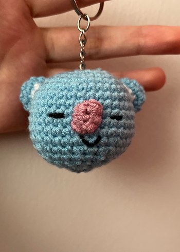 Renkli Örgü Koala Bts Koya Anahtarlık - Görsel 2