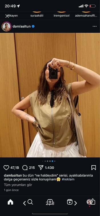 Diğer Zara model yelek