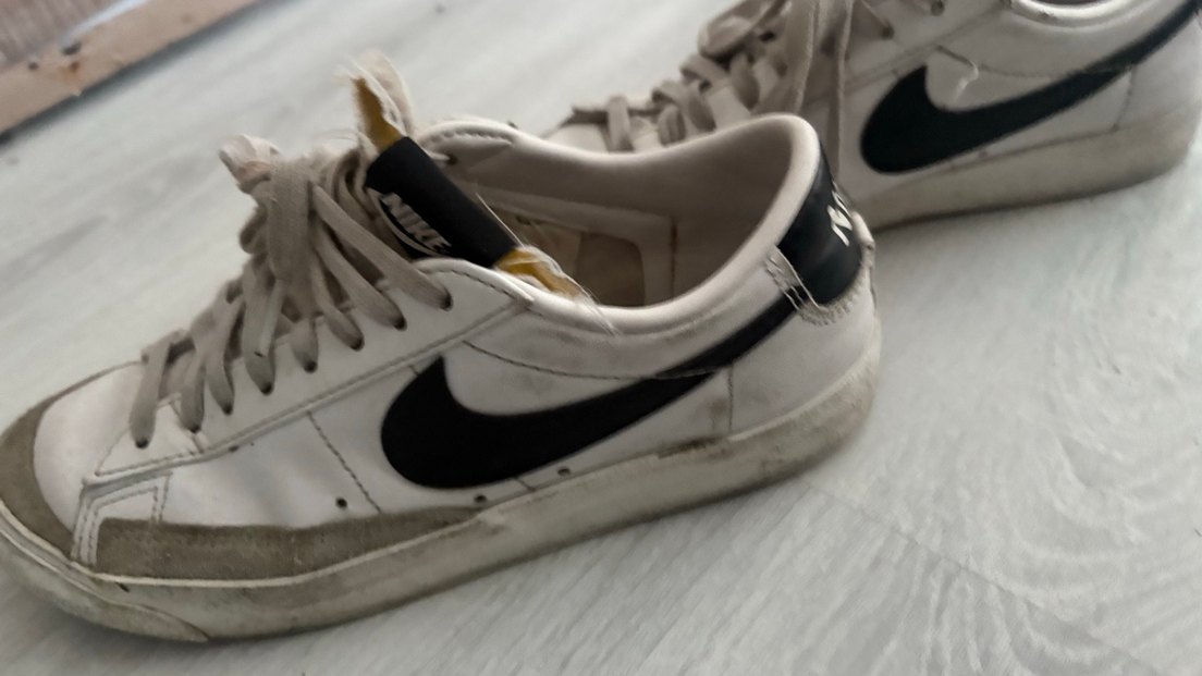 Kadın nıke blazer Beyaz Spor Ayakkabı Bağcıklı - Görsel 2