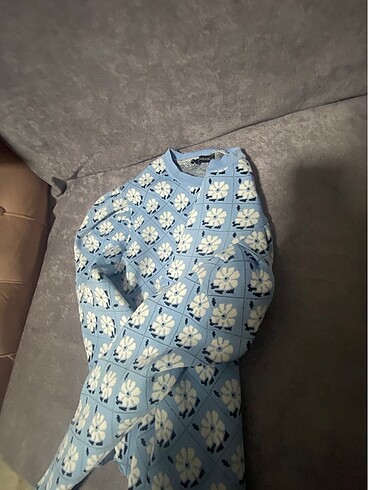 cıceklı bluz - Görsel 4