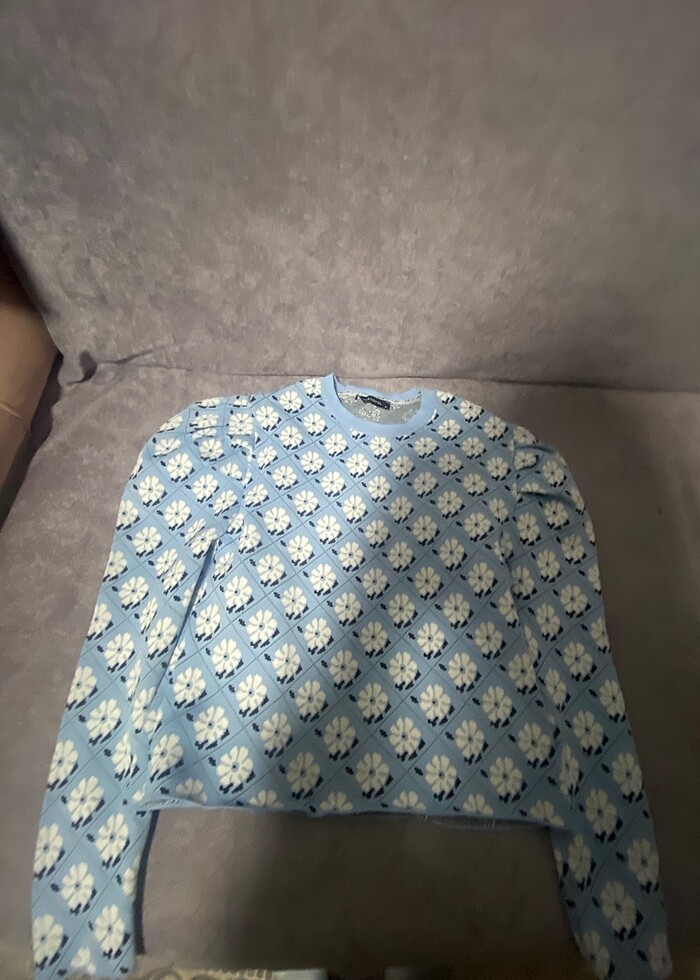 cıceklı bluz - Görsel 2