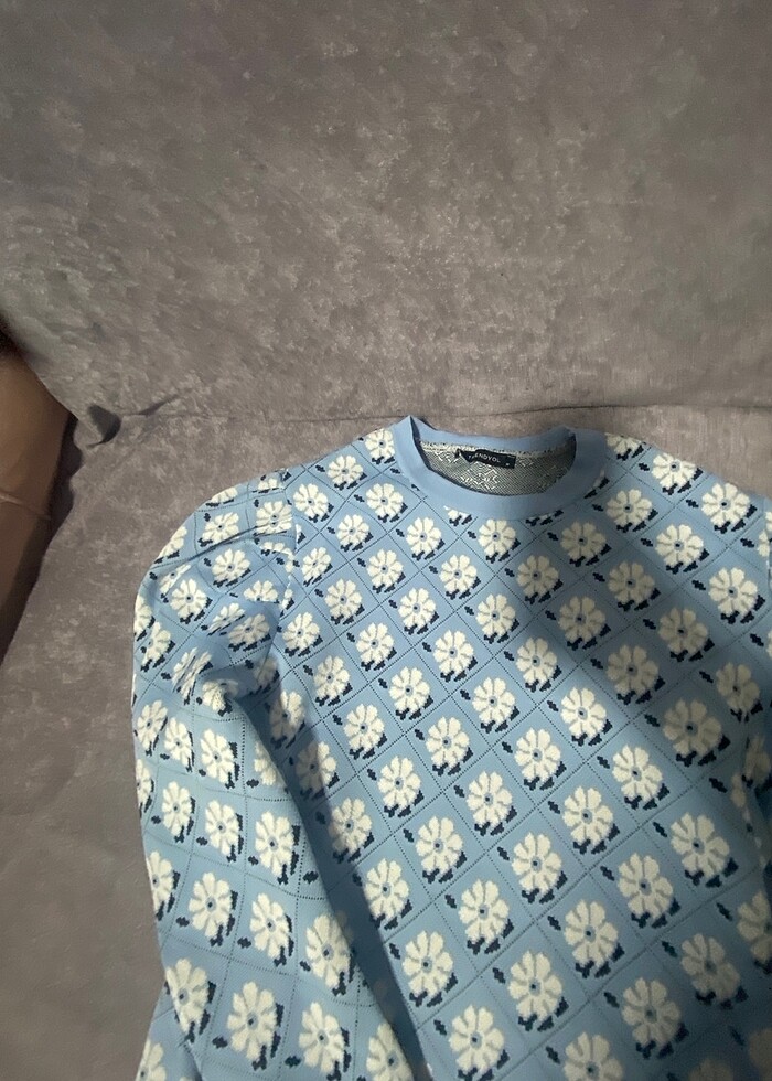 cıceklı bluz - Görsel 3