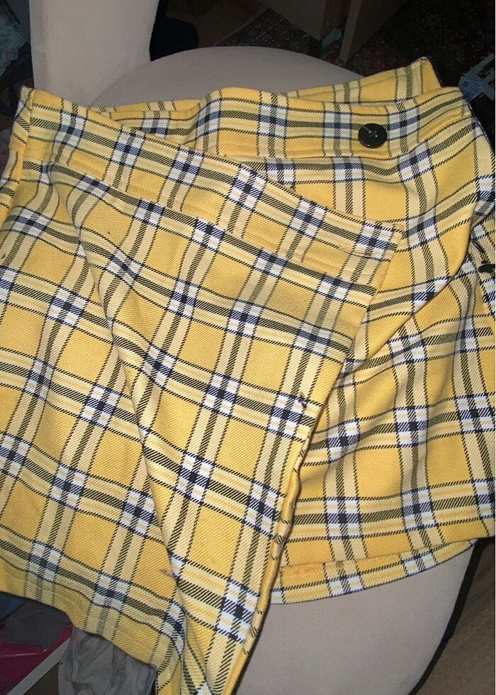 Sari siyah cizgili etek - Görsel 2