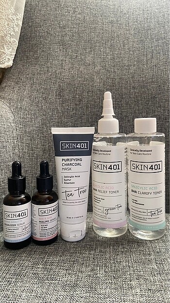 SKİN401 glıkolık asıt. salıslk asıt serumlar ve maske