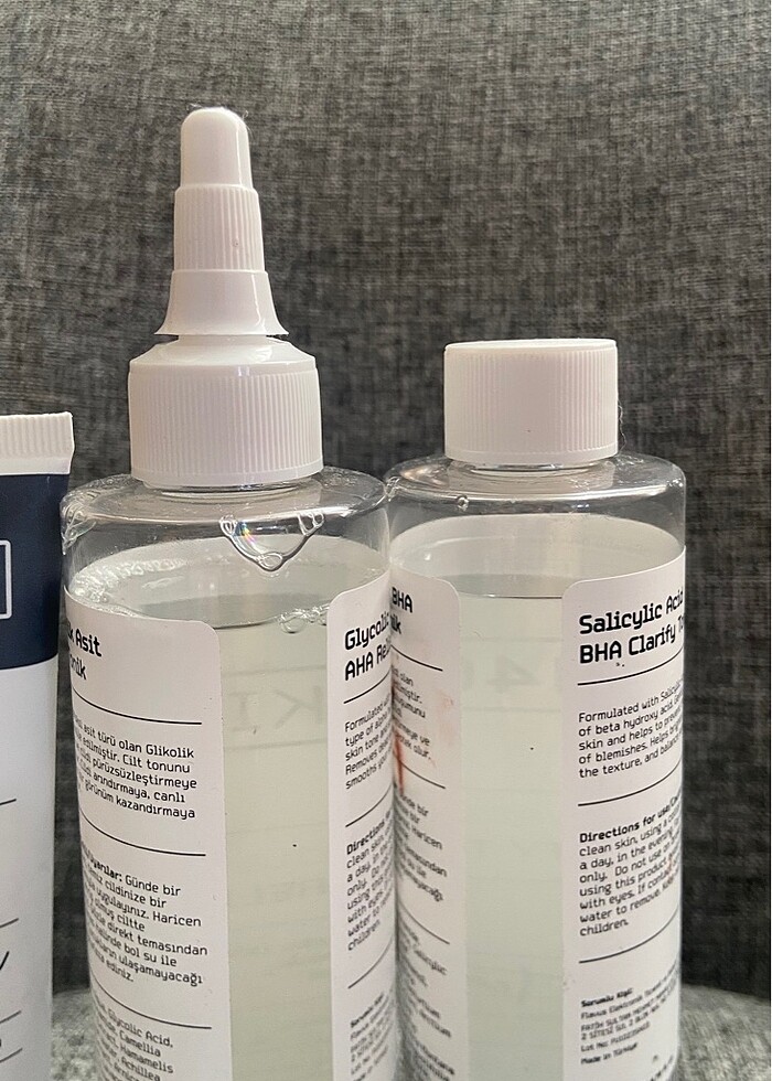 SKİN401  glıkolık asıt. salıslk asıt  serumlar ve maske - Görsel 3