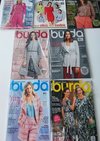 Burda Dergisi Koleksiyonu - Moda ve Tasarım - Görsel 3