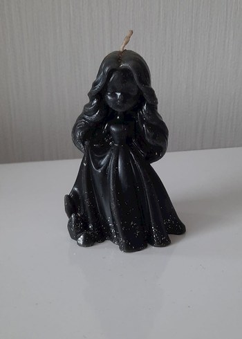 Kız Figürlü ve İstiridye Mum - Görsel 2