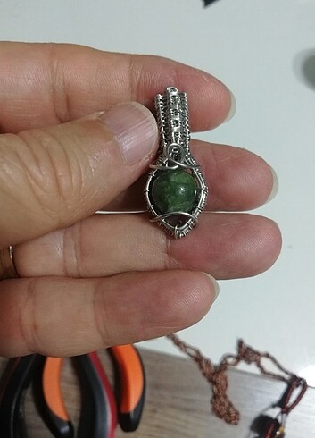 Tasarımcı Tasarım doğal taş kolye