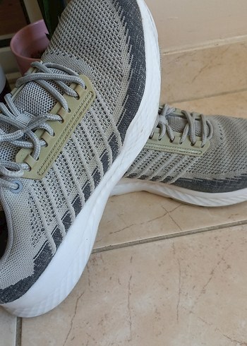 Gri Bağcıklı Erkek Spor Ayakkabı ####Slazenger### sorunsuzdur # - Görsel 4