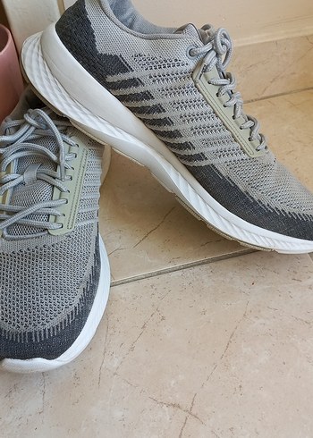 Gri Bağcıklı Erkek Spor Ayakkabı ####Slazenger### sorunsuzdur # - Görsel 2