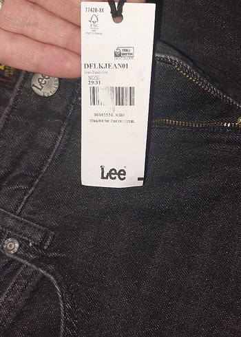 Gri siyah Kadın Denim Pantolon Regular Fit - Görsel 3