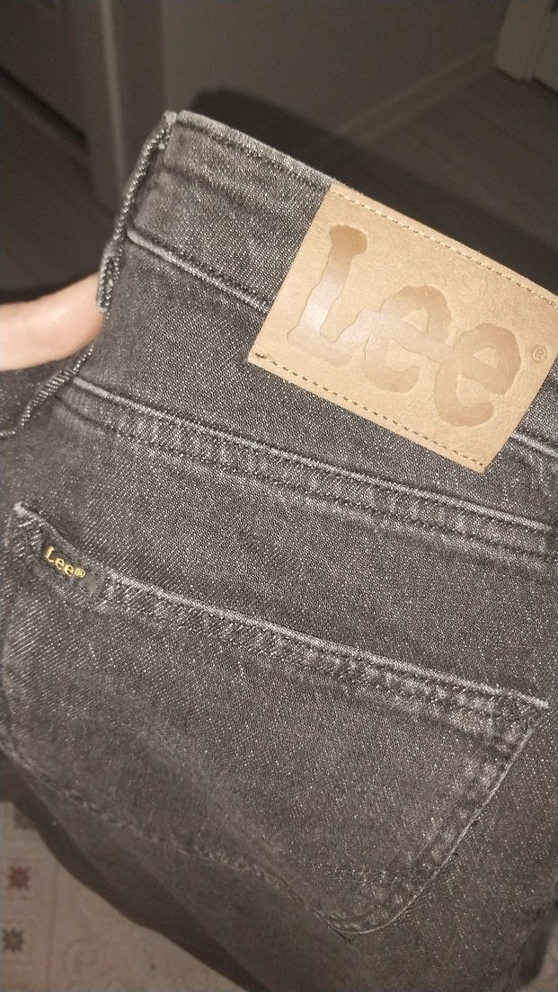 Gri siyah Kadın Denim Pantolon Regular Fit - Görsel 4