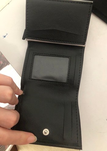 Siyah Baskılı  Cüzdan - Görsel 4