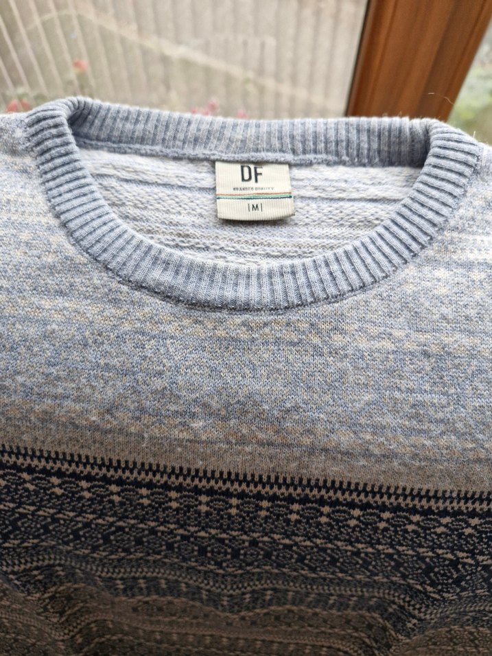 Gri Uzun Kollu Erkek Triko Kazak - Görsel 3