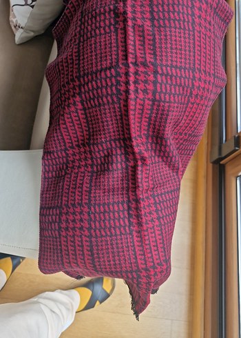 Vakko wakkorama bordo Desenli Erkek Atkı - Görsel 4