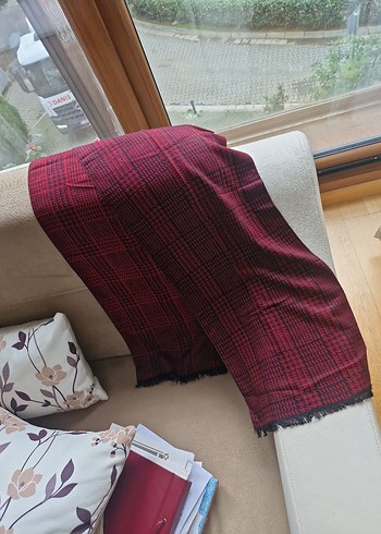 Vakko wakkorama bordo Desenli Erkek Atkı - Görsel 2