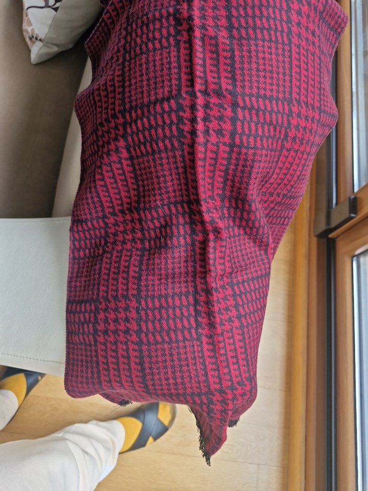 Vakko wakkorama bordo Desenli Erkek Atkı - Görsel 4