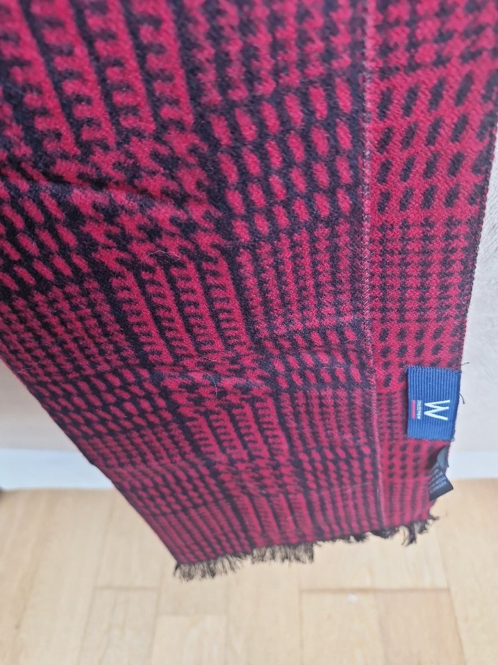 Vakko wakkorama bordo Desenli Erkek Atkı - Görsel 3