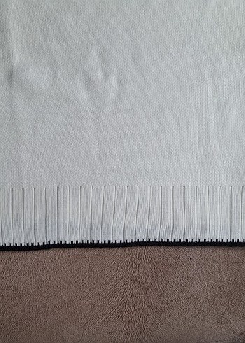 Pomella krem bisiklet Yaka Örgü Kadın Kazak - Görsel 7