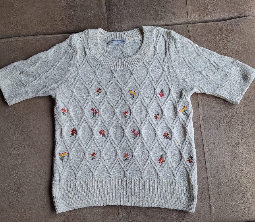 Nakışlı Bohem Kadın Triko Kazak - Görsel 2