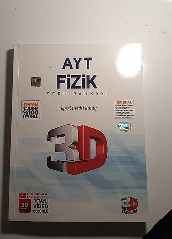 3D AYT FİZİK SORU BANKASI