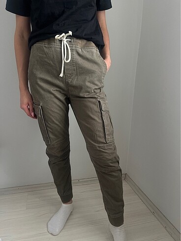 Yeşil cepli pantolon/eşofman