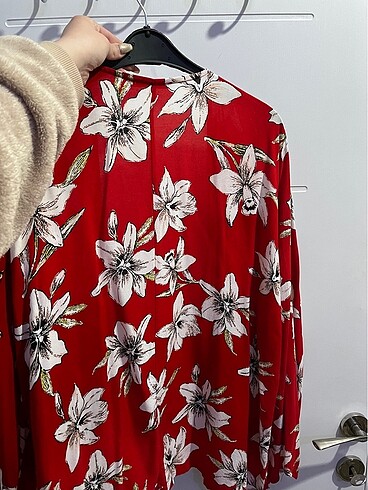 xl Beden kırmızı Renk Pareo kaftan