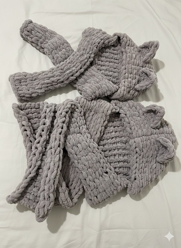 Anne-Cocuk balaklava takım - Görsel 3