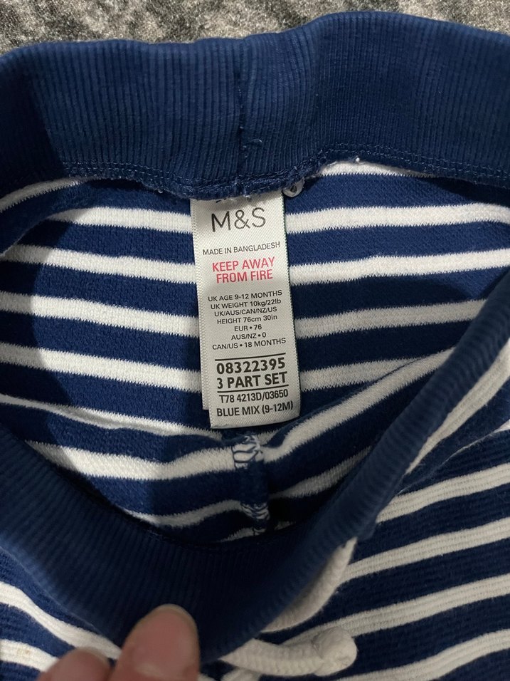 Gri Nakışlı Erkek Çocuk Eşofman Altı - Görsel 3