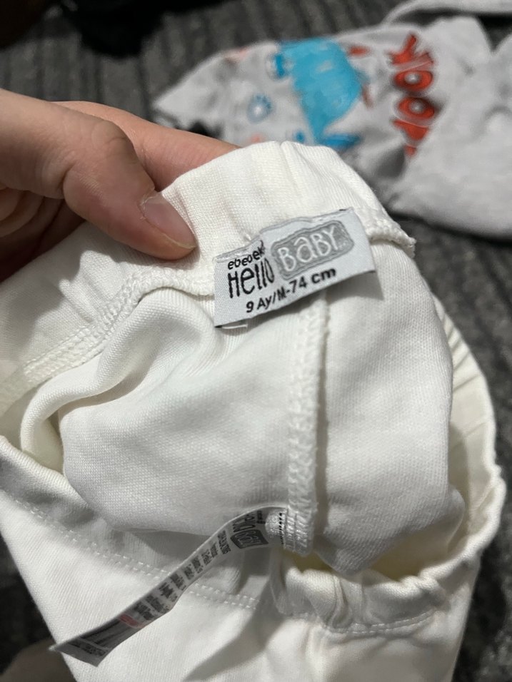 Mavi Bağlama Desenli Erkek Çocuk Eşofman Altı - Görsel 2