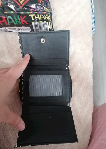 Diğer Gri Yılan Desenli Bohem Kadın Portföy cüzdan