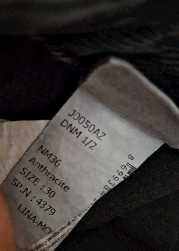 Gri Kadın Denim Midi Pantolon - Görsel 3