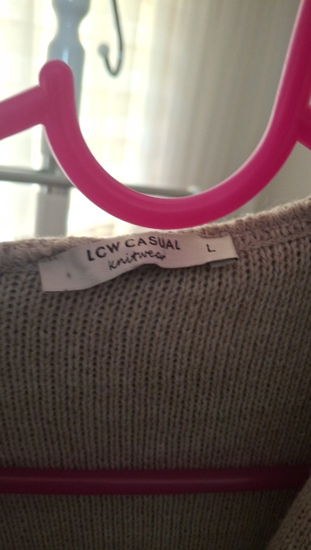 Gri Örgü Kadın Midi Hırka - Görsel 2