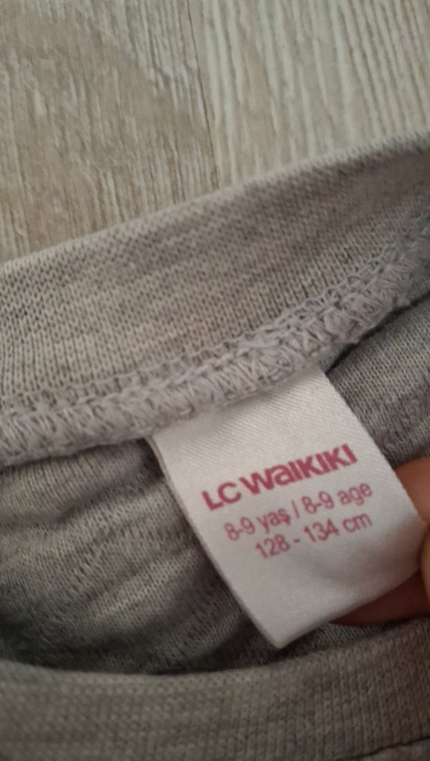 Gri kız Çocuk Rahat Kesim Eşofman Takımı - Görsel 3