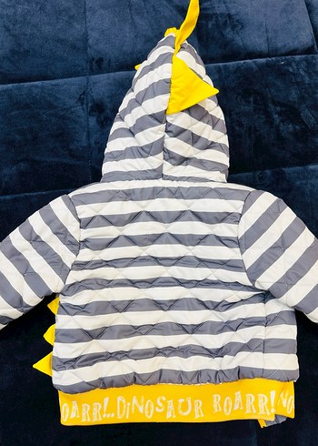 E bebek Kapüşonlu Erkek Çocuk Mont - Görsel 3