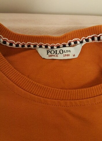U.S Polo Assn. Polo turuncu bauan sweatshirt M beden