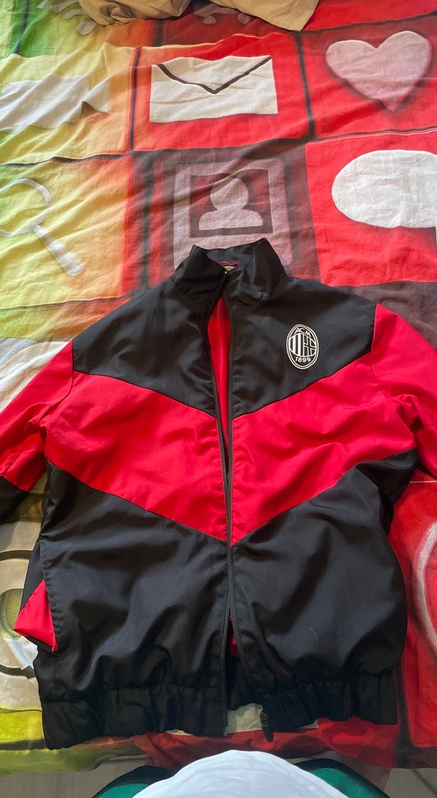 Kırmızı siyah Milan Spor Ceket - Görsel 2
