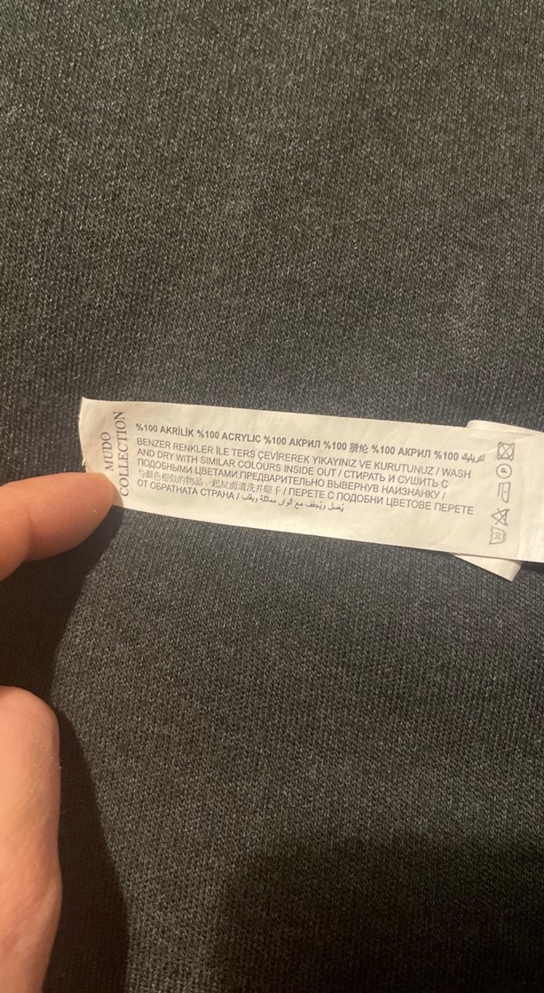Mudo Collection L Antrasit Fermuarlı Erkek Sweatshirt - Görsel 2