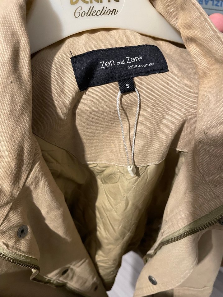 Bej Süet Erkek Ceket Small Beden - Görsel 3