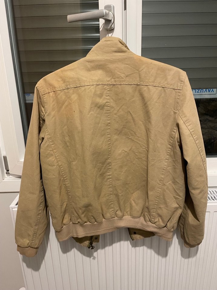 Bej Süet Erkek Ceket Small Beden - Görsel 2