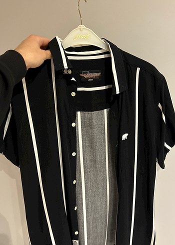 BAD BEAR ÇİZGİLİ GÖMLEK - Görsel 2