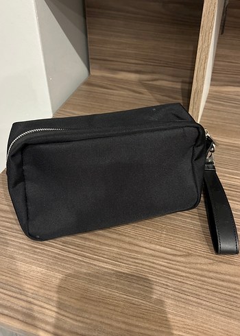 Versace Siyah Süet Fermuarlı Çanta - Görsel 2