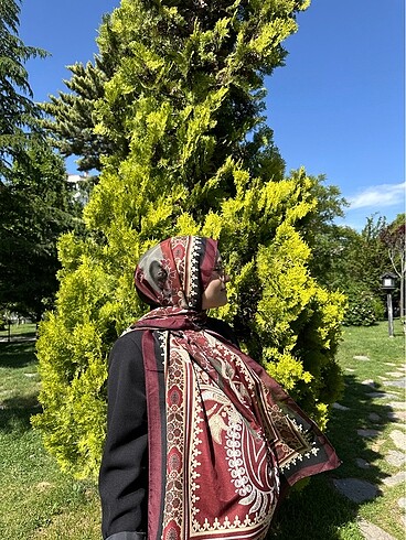  Beden Etnik Desen Şal