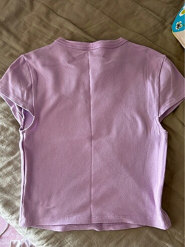 Bershka Bershka Lila crop üst